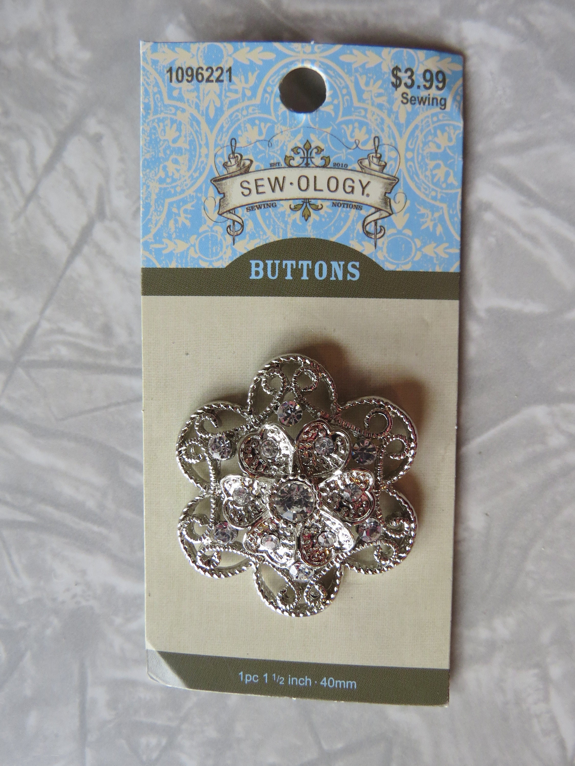 10 Pieces Rhinestone Buttons Sew On for Sewing Scrapbooking Jewelry Making