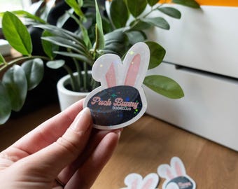 Puck Bunny Book Club Sticker: Hockey Romance, Spicy Bookish Vibes