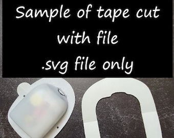 Digitaler Download - Schnittdatei - Nur für den persönlichen Gebrauch - Busipod(Eros, Dash, and Busipod 5) Low Profil Tape Overlay Template - nur .svg