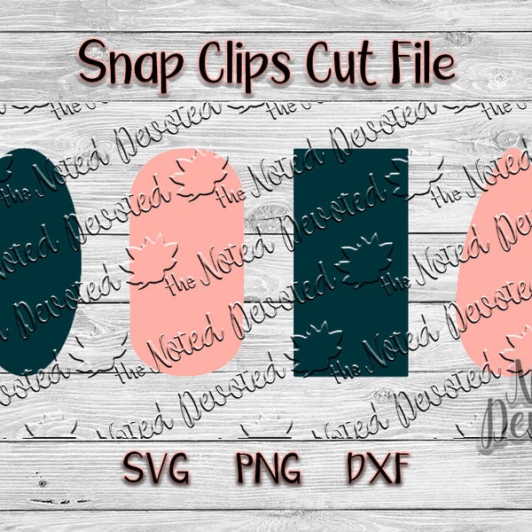 Snap Clip Cut File - Snap Clip Digital File - Hair Clip SVG - Hair Clip DXF - Hair Clip PNG - Hair Clip Template - Hair Clip Cut File