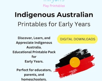 Indigenous Australia; Reconciliation Week; Naidoc Week, Early Years Play; Early Years Education; Play Printables; Digital Downloads; EYLF
