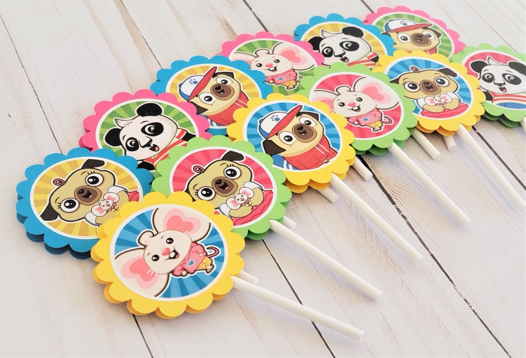 Chip and Potato Inspired Cupcake Toppers, Chip and Potato Cake