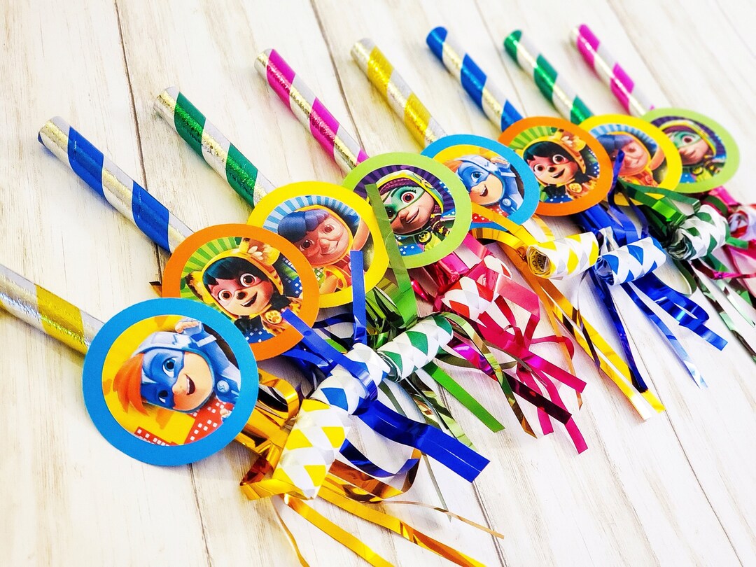 8pc Action Pack Party Blowers Etsy