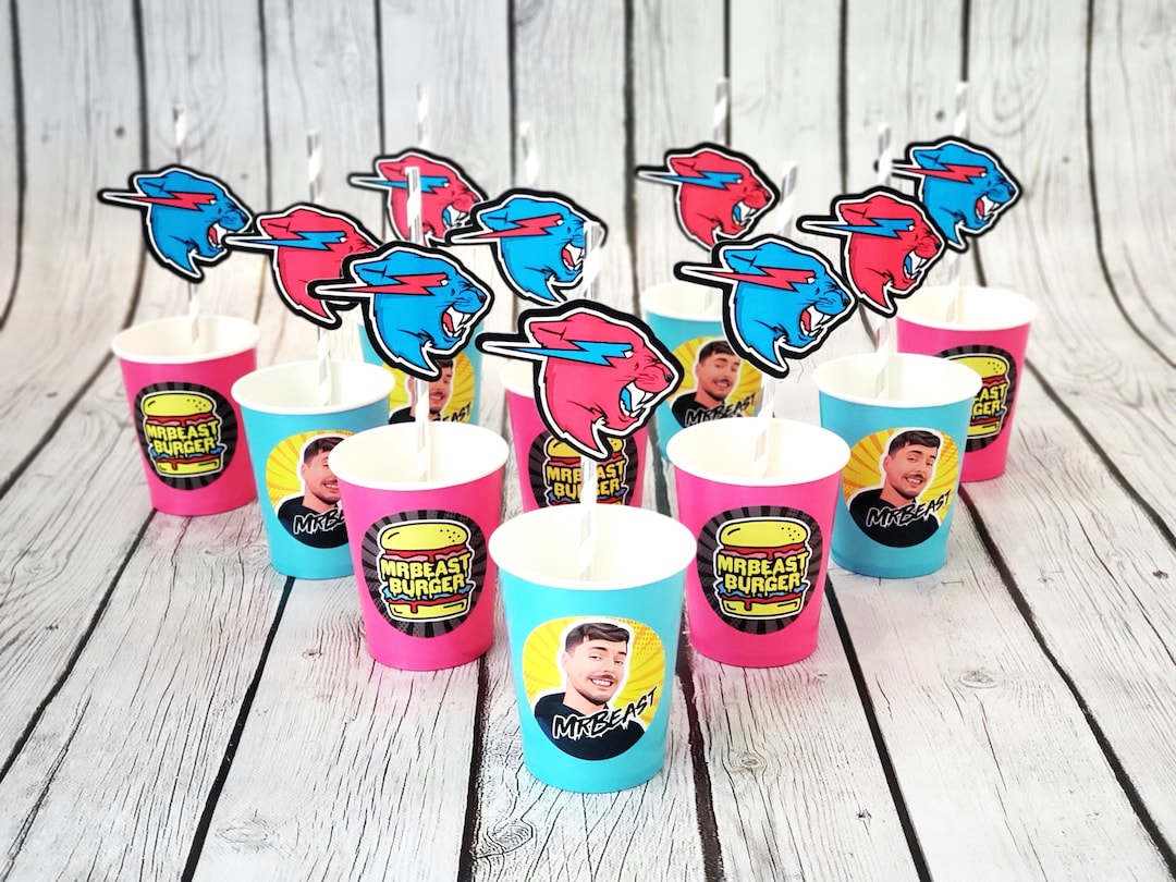 10pc 9oz Mr. Beast Party Cups - Etsy