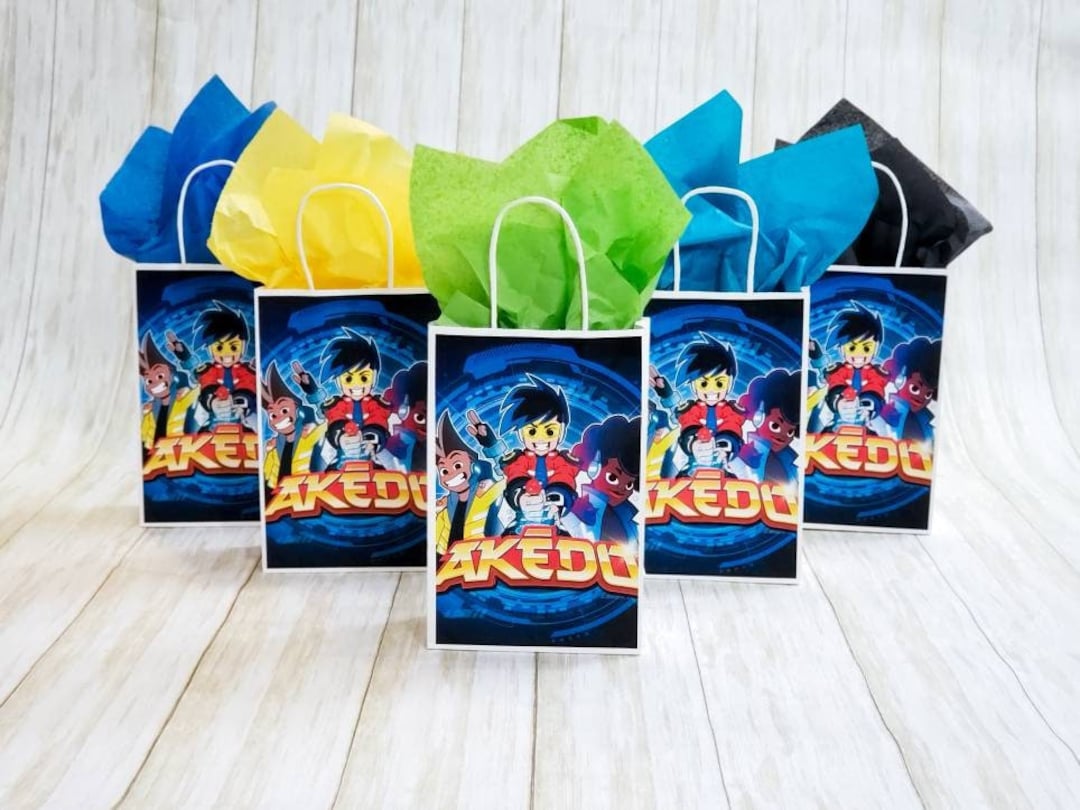 Akedo Party Bags 5 Guests Etsy
