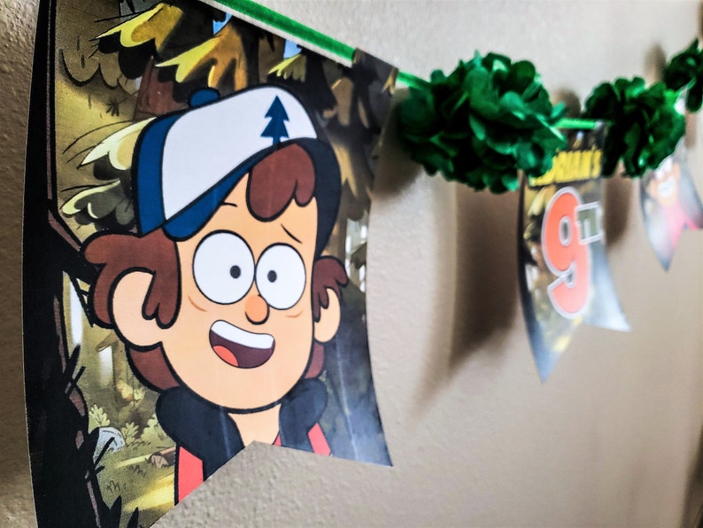 9' Gravity Falls Birthday Party Banner | Etsy