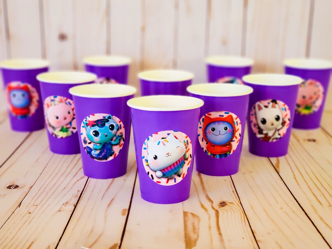 50pc Gabby's Dollhouse Tableware Set 10 Guests | Etsy