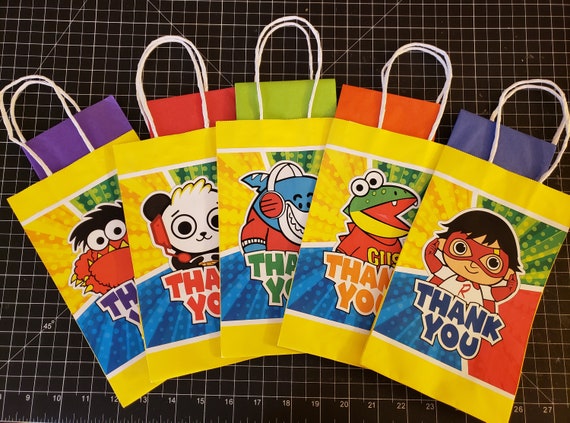 Ryan's World Party Bags 5 Guests | Etsy