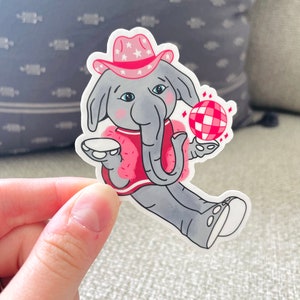 Disco Cowgirl Elephant