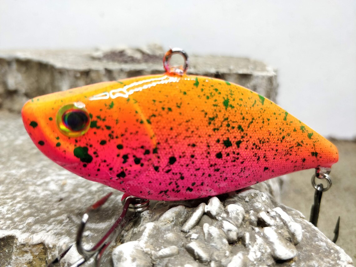 Custom Rattle Trap Crankbait fishing lure Etsy