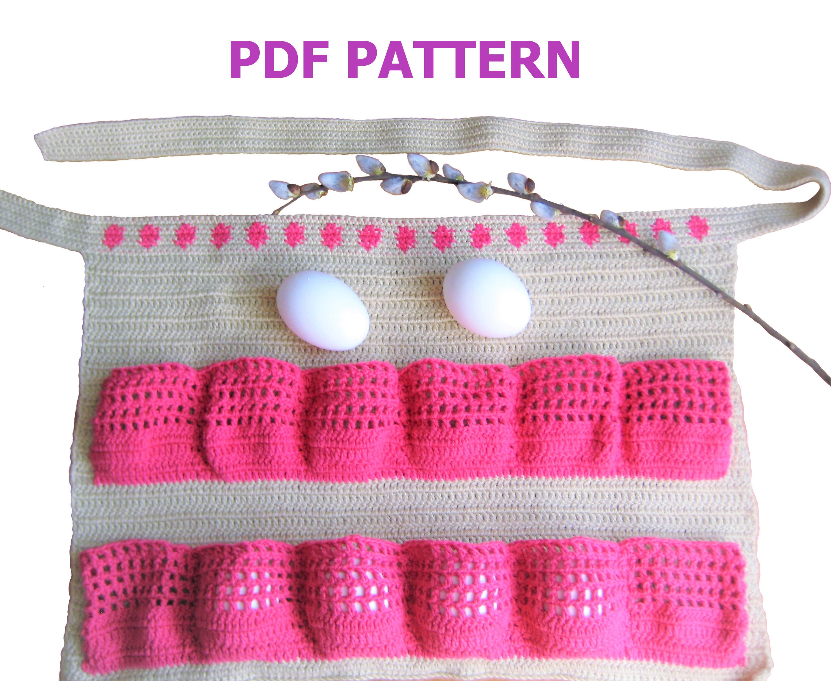 How to Crochet the Egg-Cellent Egg Apron 