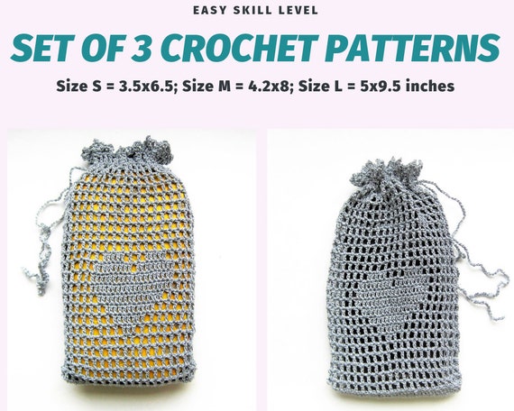 crochet gift bag patterns