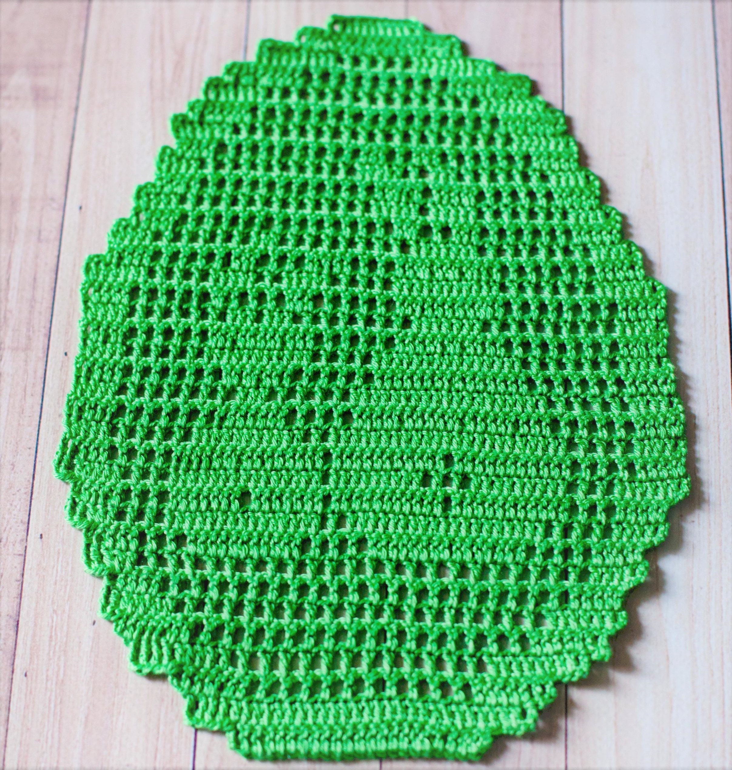 Crochet Pattern Easter Egg Placemats, Filet Doily Bundle of 8 Patterns