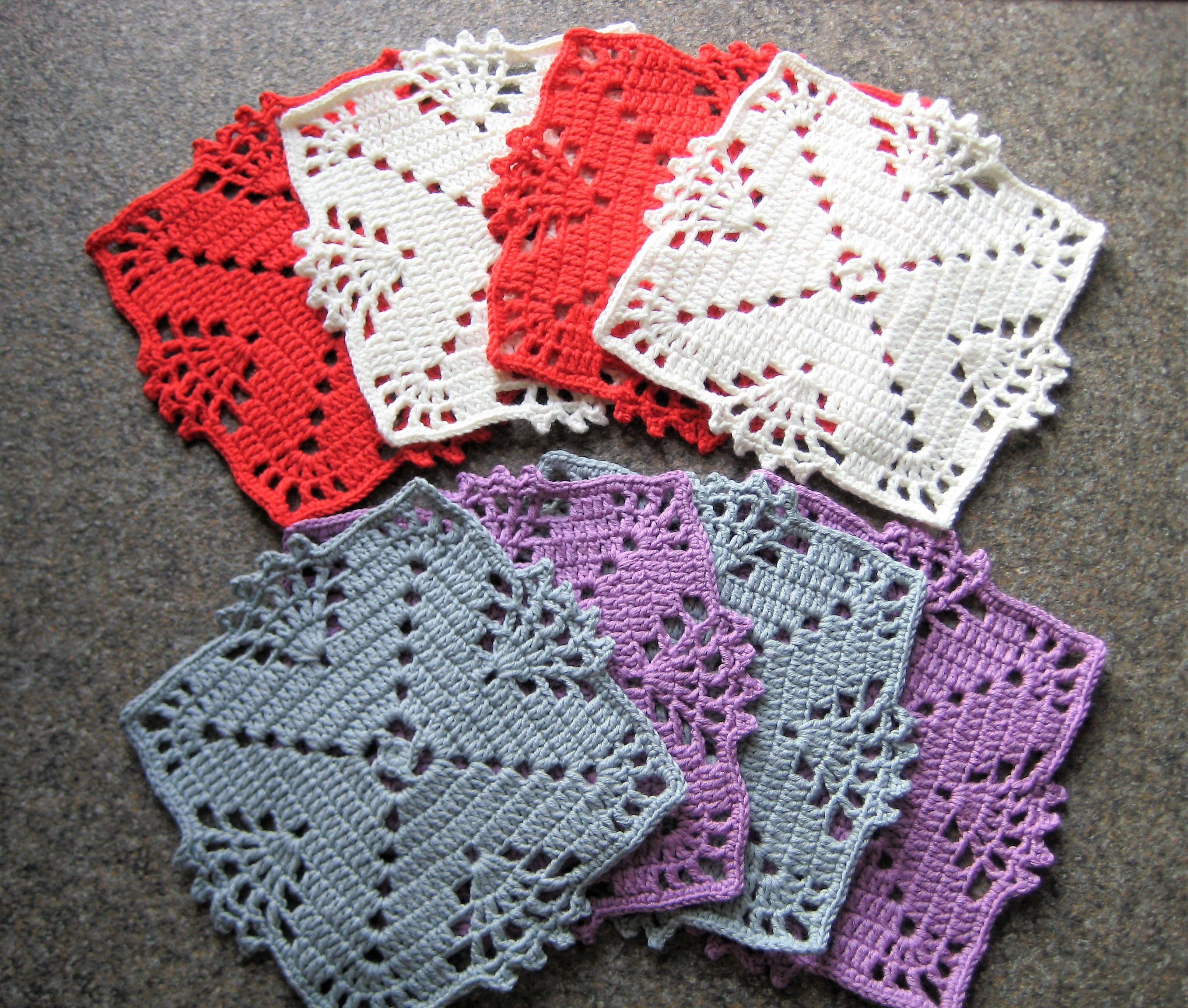 Square coasters crochet pattern kitchen crochet farmhouse Etsy