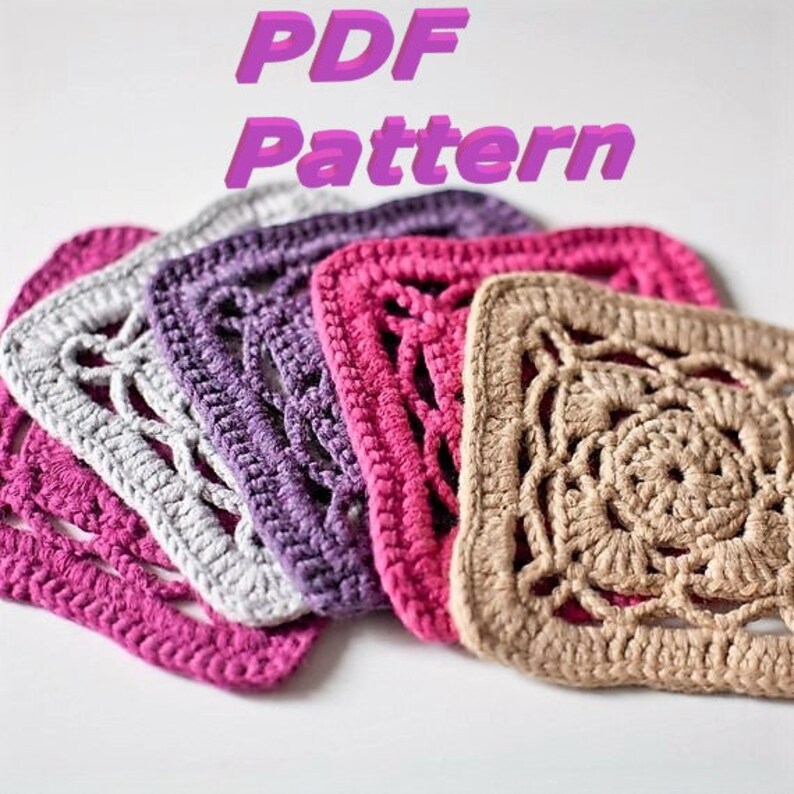 Crochet Pattern Kitchen Pot Holders Coasters Placemat Patterns Etsy