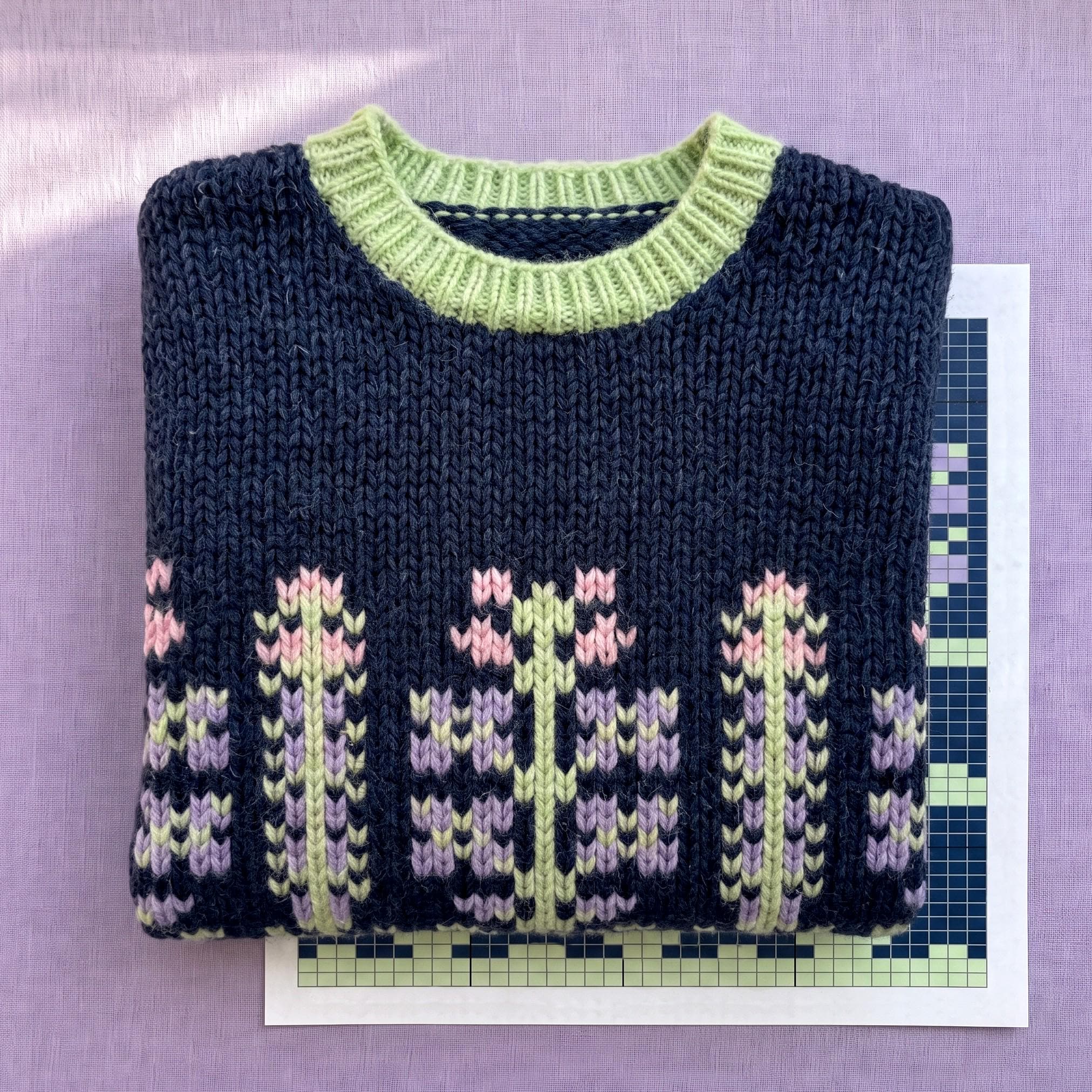 Forest Flowers Knitting Pattern: Fair Isle Colorwork Charts (set Forest Flowers Knitting Pattern: Fair Isle Colorwork Charts (set