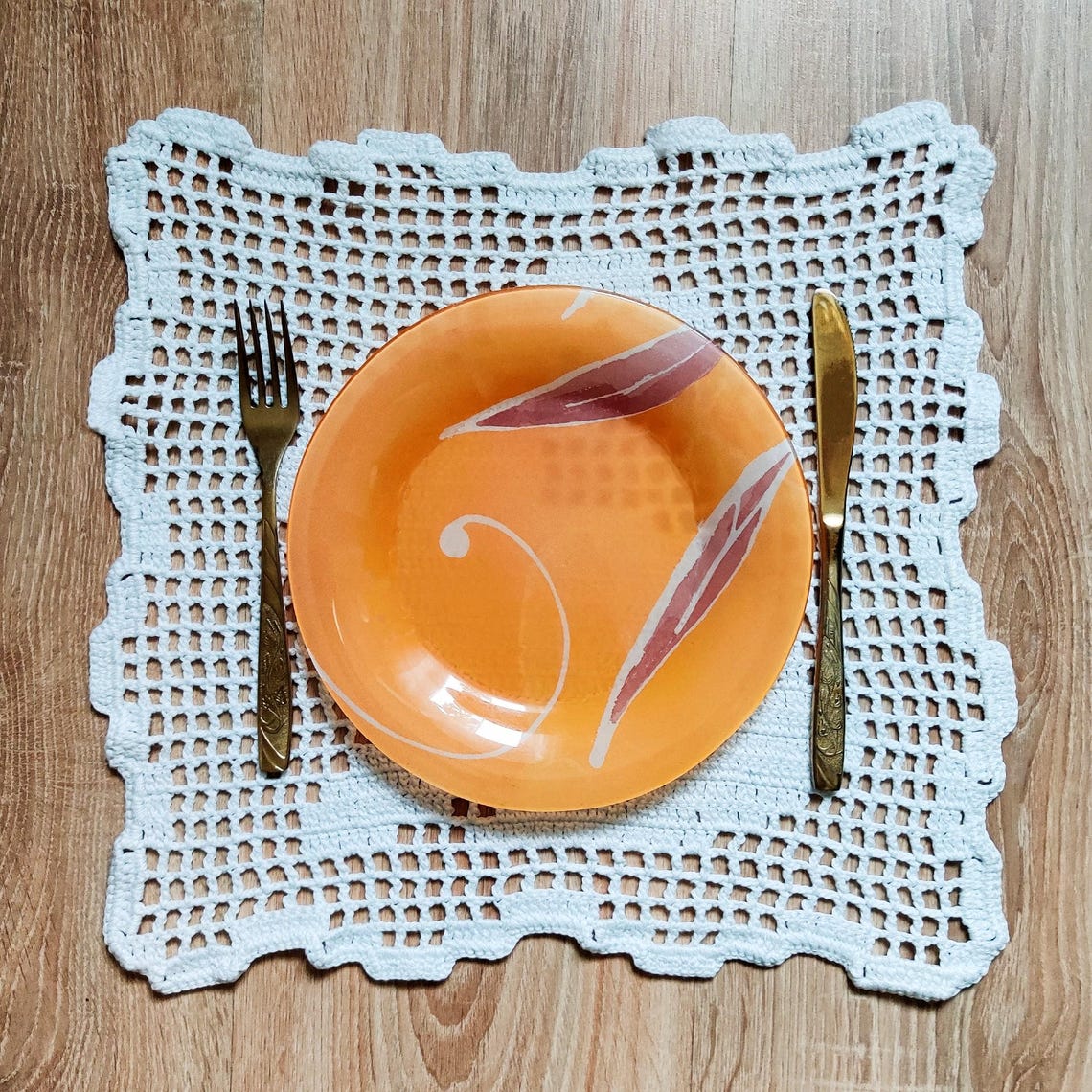 Rabbit Filet Crochet Doily Pattern: Easter Placemat (PDF Download) - Etsy