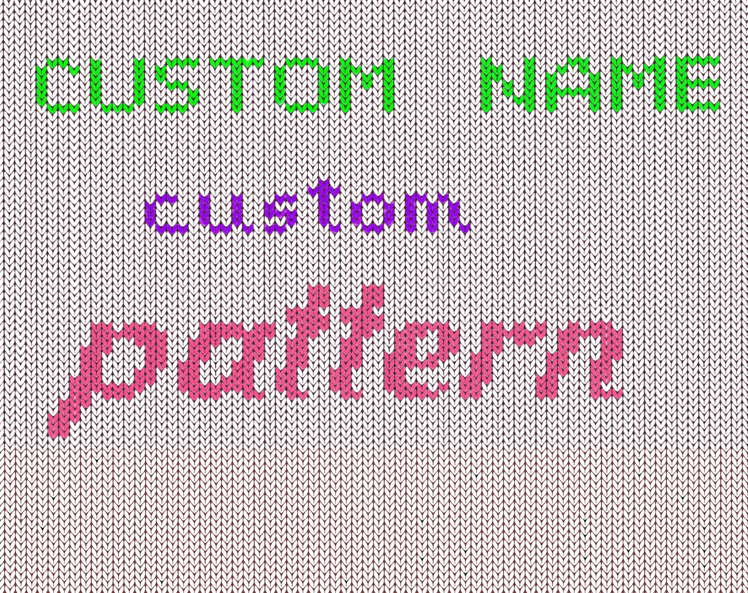 Custom Alphabet Letters Pdf Knitting or Crochet Colorwork Charts, Graph