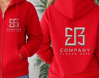 Custom Embroidered ZipUp Hoodie Sweatshirt, Mom Grandma, Custom Children Kids Names Sleeve, Personalized Gift, Grandparent Gift