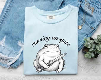 Amphibian Knife Shirt Animals Joke Gift Women Line Art Tee Pocketknife T-Shirt Wildlife Fan Illustration Tshirt Humor Graphic Doodle Old