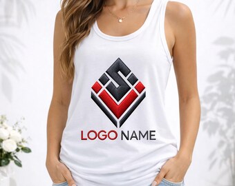 Embroidery Custom Words Crop Tank, Womens Your Design Baby tee, Embroidered Personalized Vacation Top, Kids Mama Initial Name unisex T-shirt