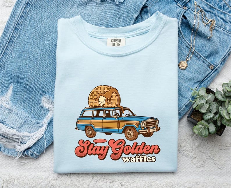 Waffle Ride Shirt Desserts Diner Gift Women Sketch Tee Breakfast T-Shirt Dessert Fan Waffle Graphic Tshirt Line Art Topping Tshirt image 1
