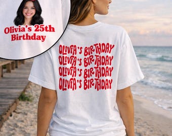 Custom Photo Face Shirt, Funny Birthday T-Shirt, Personalized Party Tee, Custom Face Shirt, 30th Birthday Gift Idea