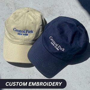 Custom Embroidered Cap, personalized Baseball hats with text logo, washed hat, Add Your Design Here, bachelor party favors, gift for him/her