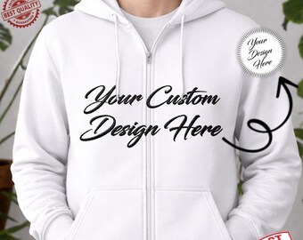 Custom Embroidered Zip up hoodie , Logo embroidery zipper hoodie , Personalized zip up hoodie matching, Custom Zip Hoodie, Custom Logo Shirt