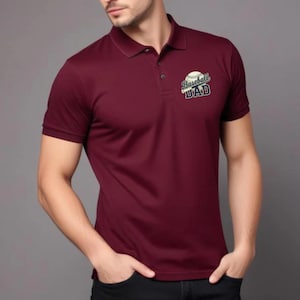 Personalized Polo Shirt for Men & Women - Custom Business Logo, Monogrammed Team Polos, Customized Golf Sports Polo Shirts