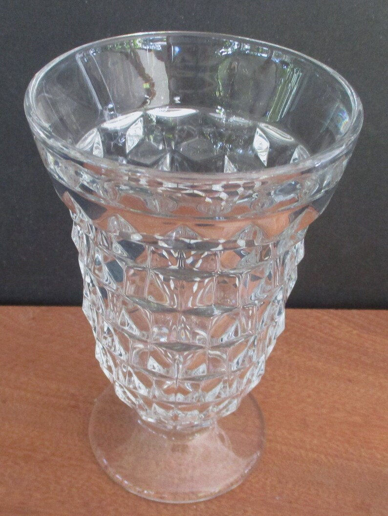 Vintage Clear Glass Whitehall Colony Drinking Glassesset of 4 Etsy