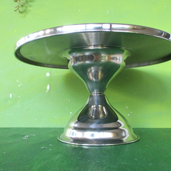 12.75" Metal Cake Stand,Large Pedestal Cake Stand, Cupcake Stand, Serving Platter,Centerpiece, Wedding Cake Stand