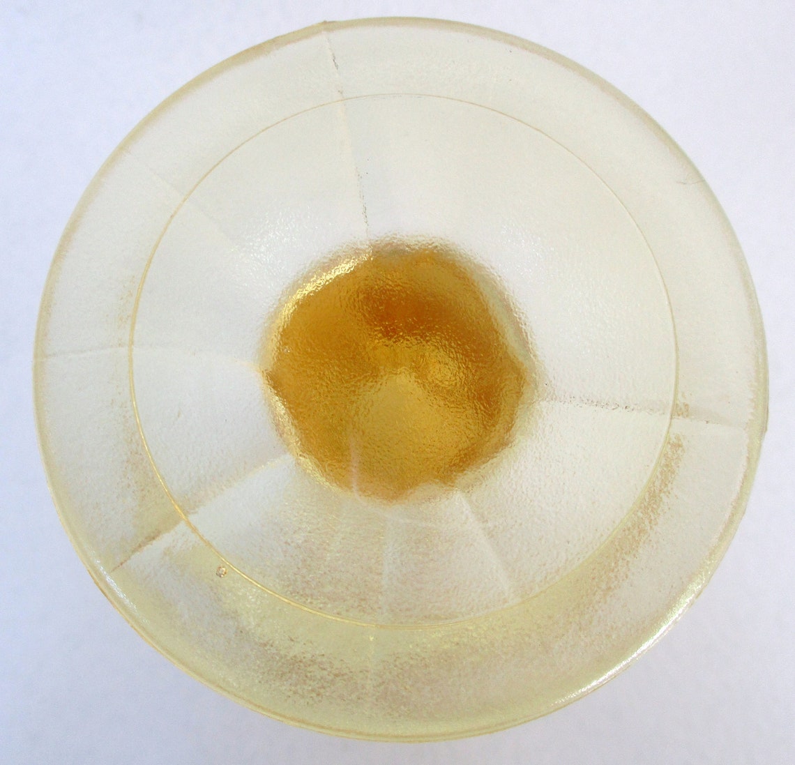 Vintage 4 Yellow Glass Goblets6 Oz Tiffin Etsy