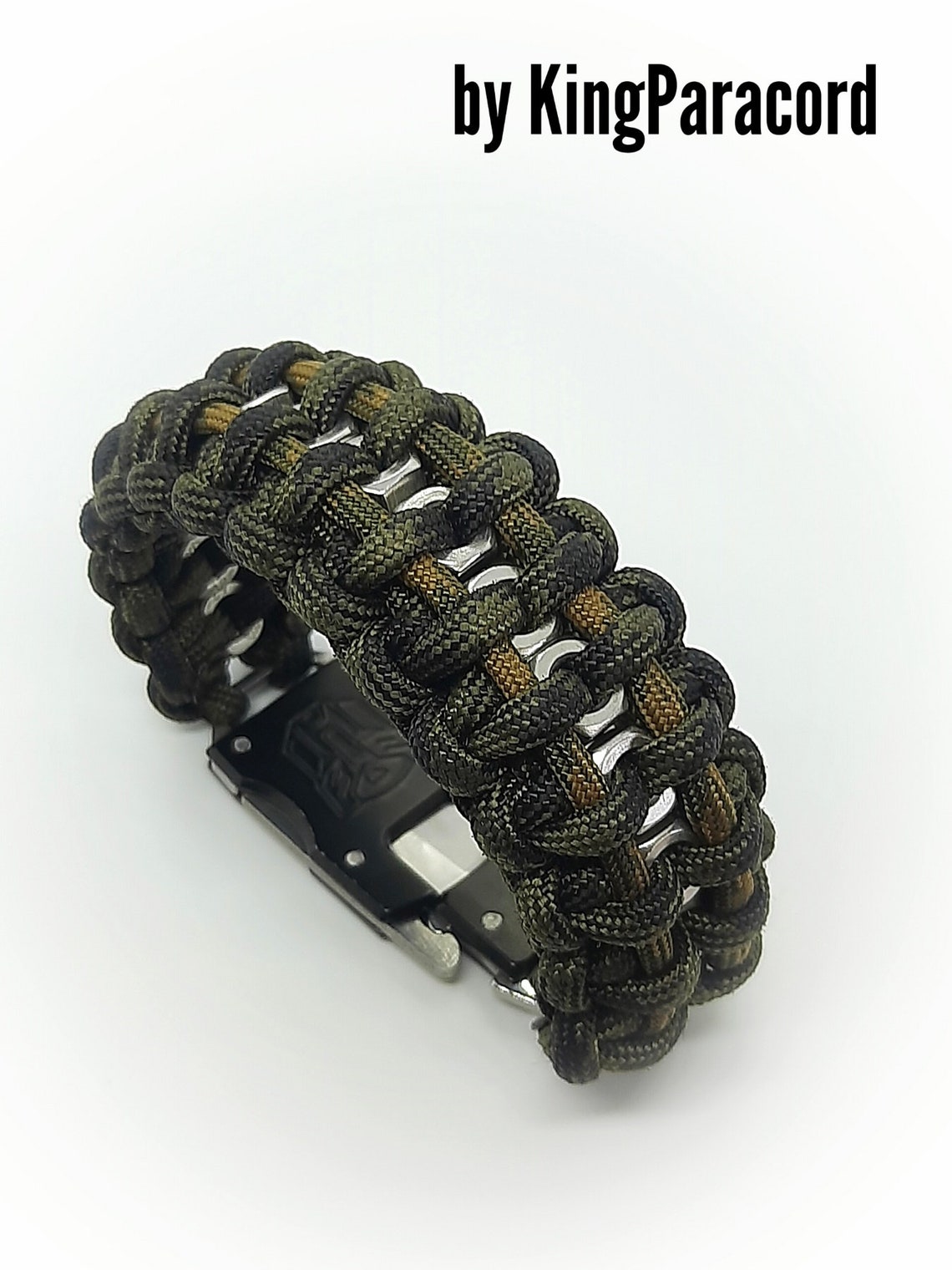 Survival bracelet with knife buckle paracord Etsy