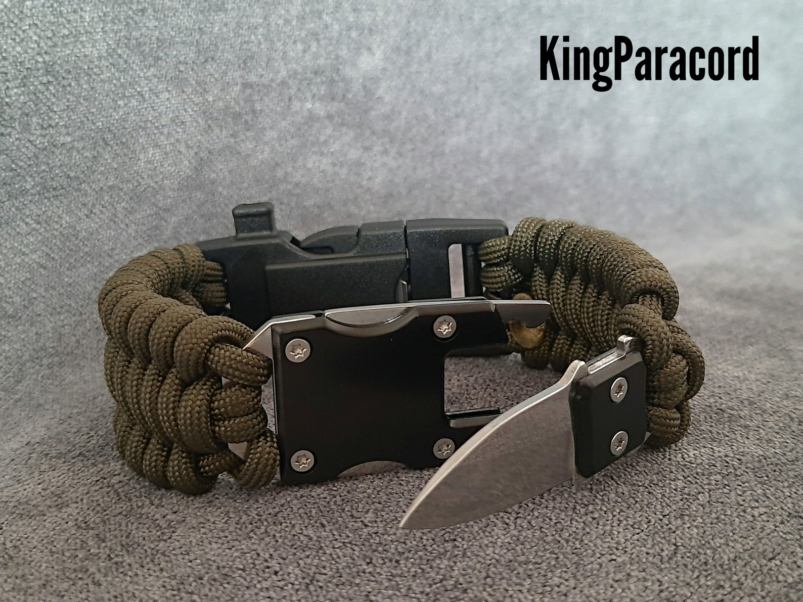 Survival armband 16in1 met mes gesp paracord sleutelhanger Etsy