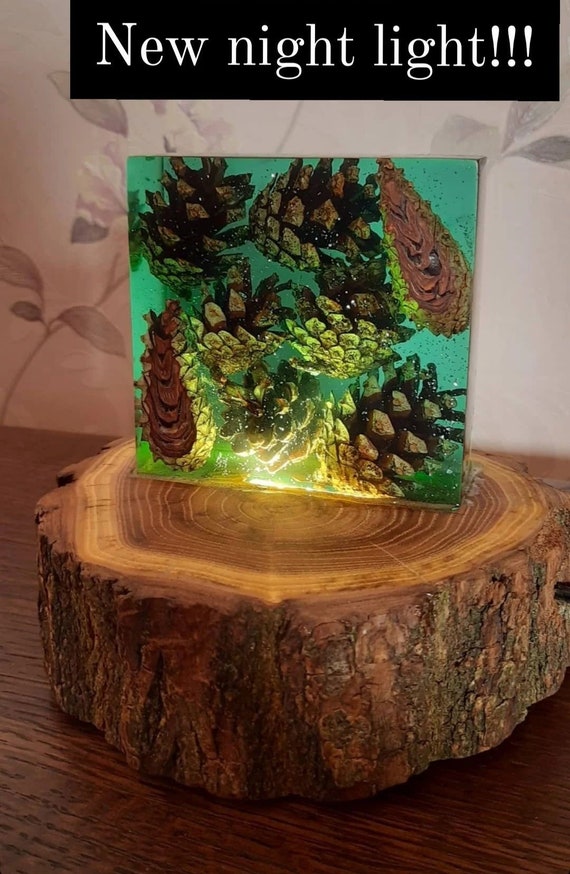 Led 2024 resin lamp