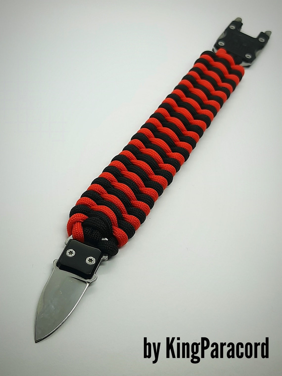 Survival bracelet with knife buckle paracord keychain as a Etsy