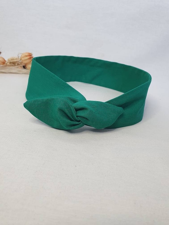 Rigid Hair Band Headband Plain Green Wire - Etsy Israel