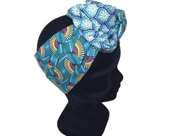 Women's hairband, adjustable headband, reversible framed headband, large women's headband