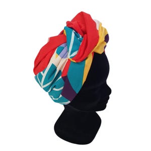 Maxi turban, adjustable wire headband, women&#39;s turban, wire turban with colorful patterns PEP&#39;S