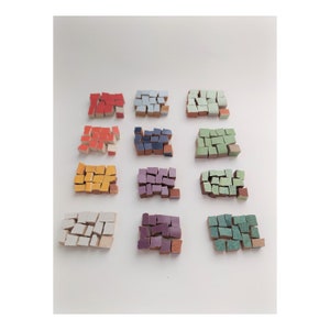 Hand cuted mosaic ceramic tiles Mosaic tiles Ceramic mosaic tiles Hand work tiles Pieces of ceramic tile