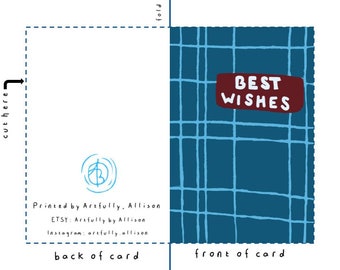 Schitts Creek "Best Wishes" printable download