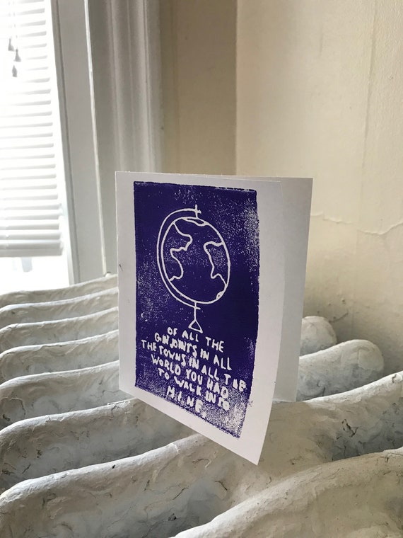 Of All The Gin Joints Casablanca Card Etsy