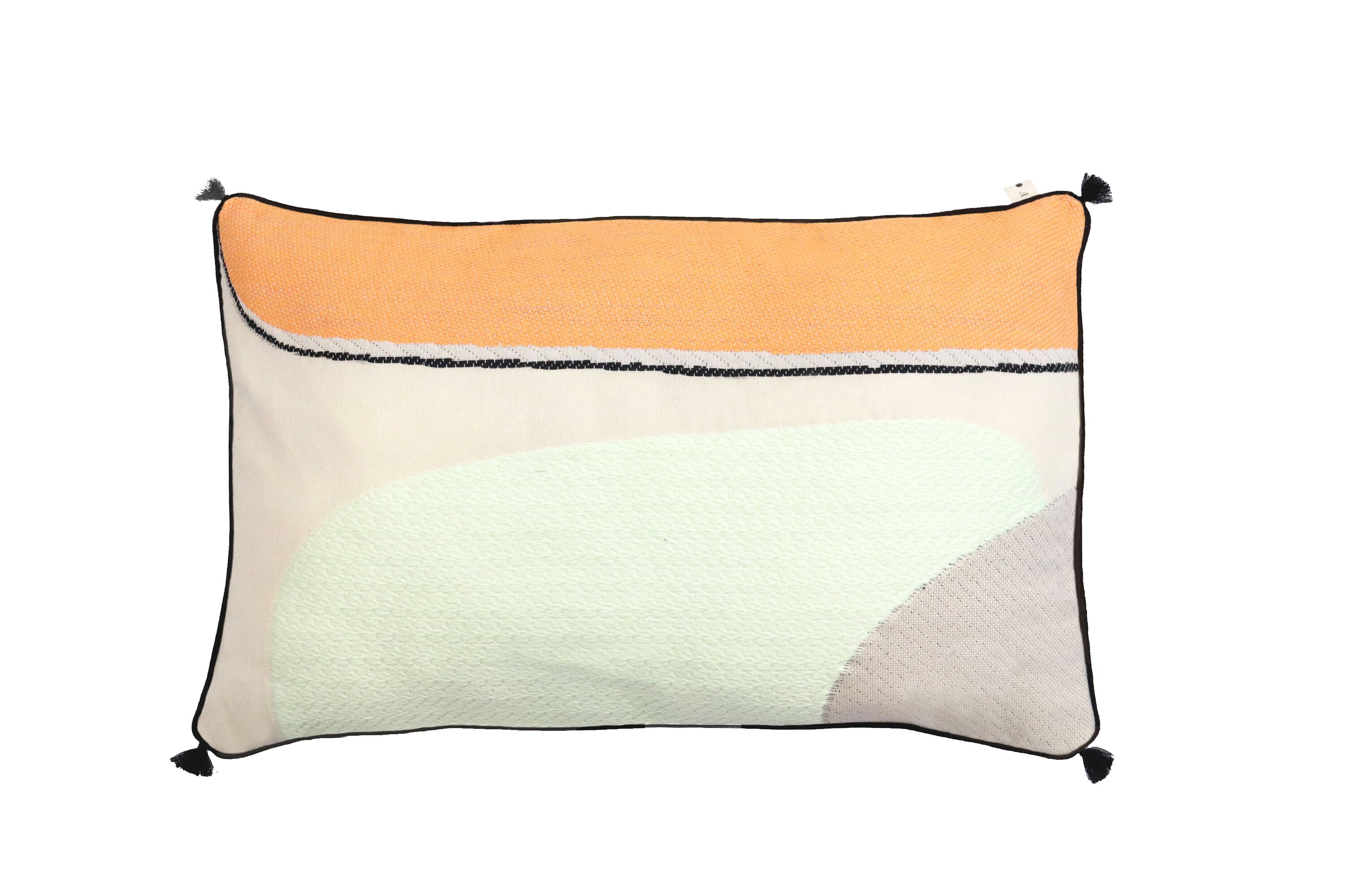 Coussin Tissé, Motif Abstrait