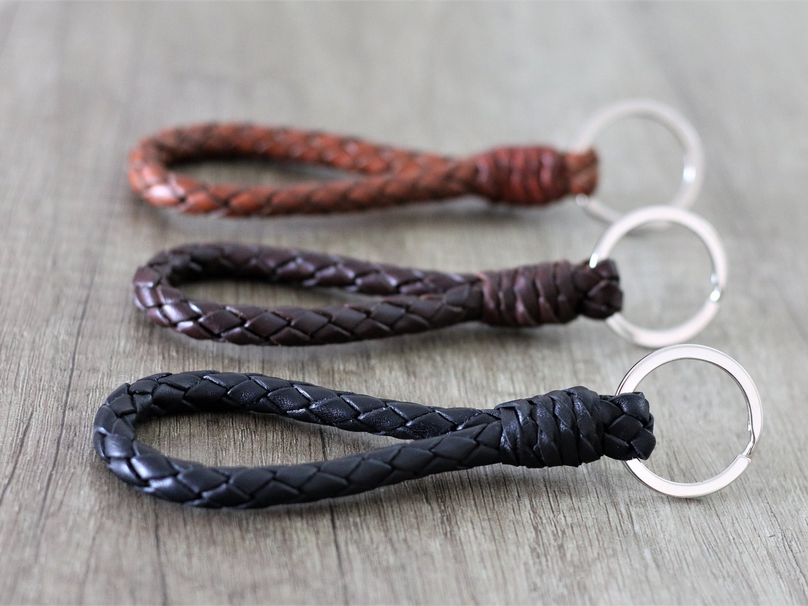 PU Leather Braided Woven Braided Leather Keychain Rope Rings For DIY Circle  Pendant Key Chains Bulk Car Keyrings Jewelry Accessories From Commo_dpp,  $0.31