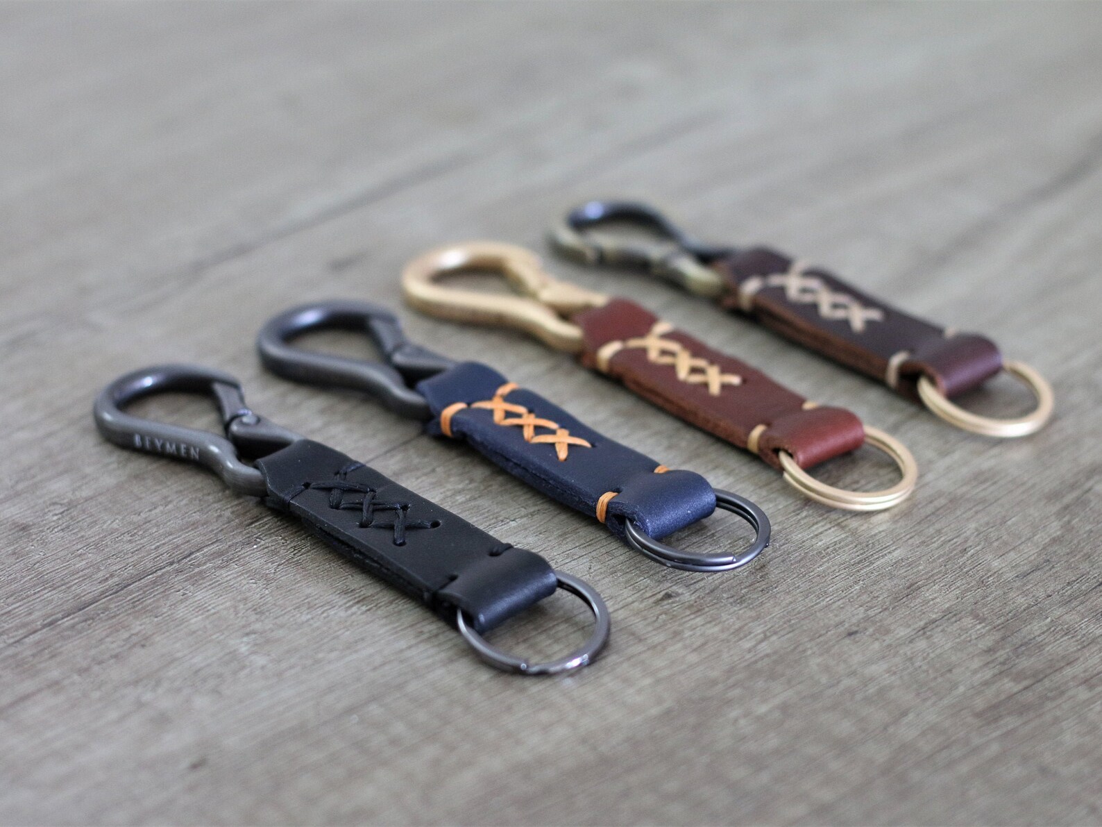 Leather Belt Loop Keychain Big Hook Hanger Belt Lanyard Key Etsy