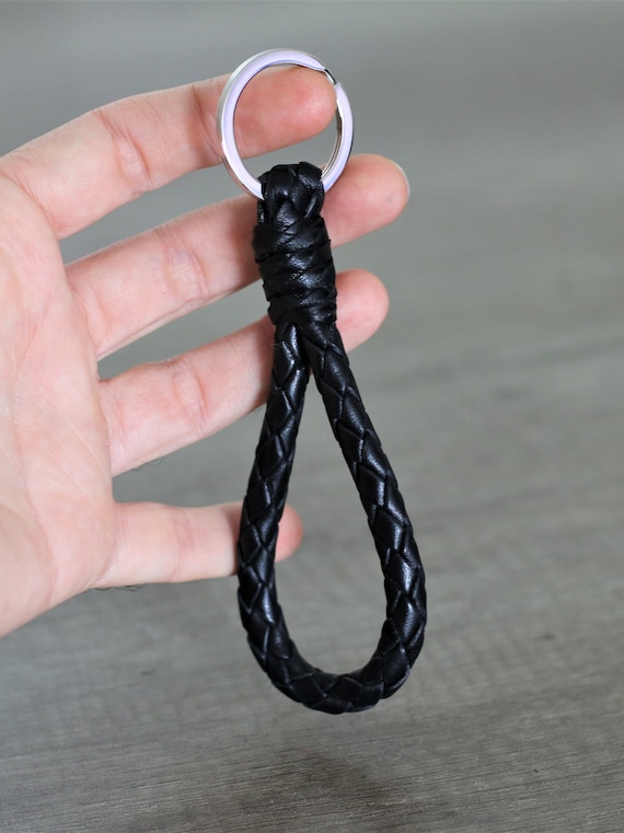 Braided Leather Keychain Valentine's Day Unique Gift New Car,home