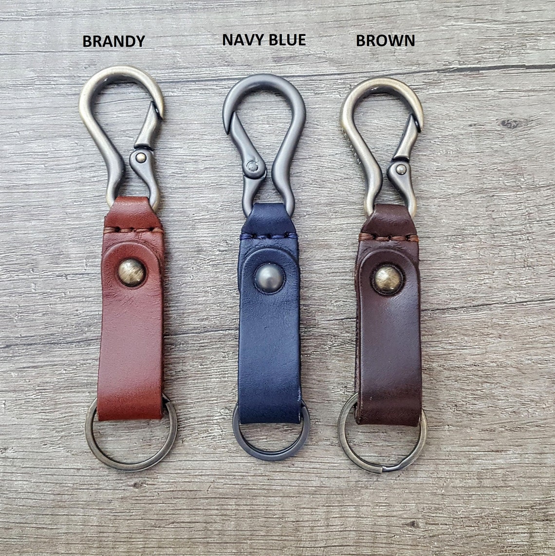 Leather Keychain Hanger Belt Loop Key Chain belt lanyard Etsy