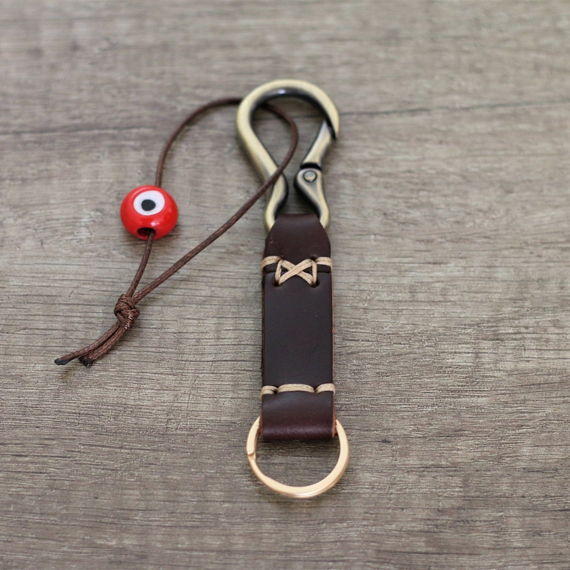 Leather Belt Loop Keychain big hook Hanger belt lanyard key Etsy