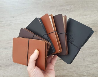 Leather Journal notebook cover free Personalisation pocket book Refillable Leather traveller notebook insert personalise leather sketchbook